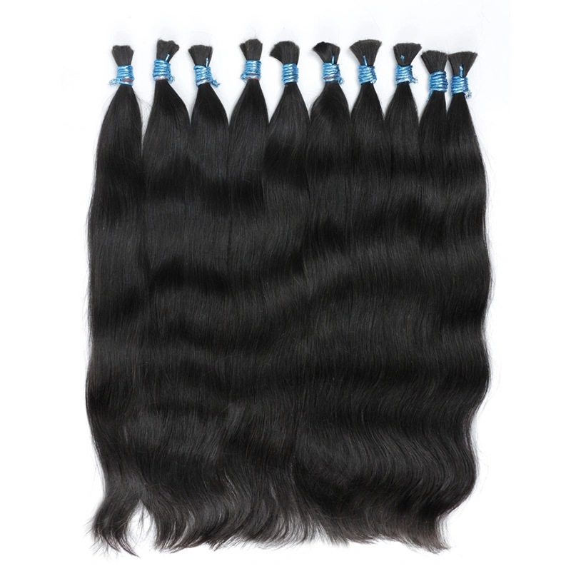 Wholesale/Supplier Best Quality Bulk Hair in Natural Color 100% Human Remy Hair Bundles