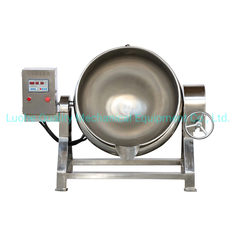 100L -500 L Liter Steam Jacketed Cooking Kettle Industrial Cooking Boiler for Cooking Jam