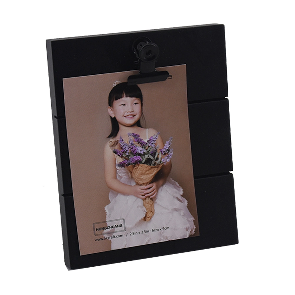 Home Decoration Tabletop Wooden Mini Clip Frame