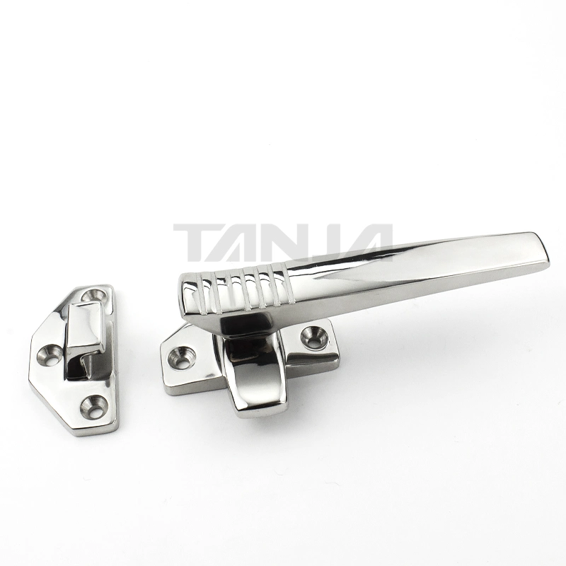 SS304 Precision Casting Compression Type Mechanical Door Handle Industrial Release Oven Pull Handle