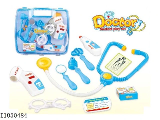 Doctor Series with Light Pretend Play Kitchen Doll Toy Plastic Children Kids Toy DIY Self-Assembling Factory Direct Sales Wholesale Intellectual Educational