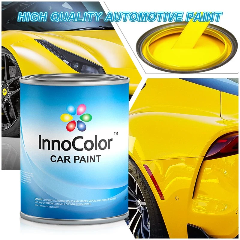 precio de fábrica acabado acrílico Coat Innocolor Body Car Repair Automotive Pintura en aerosol