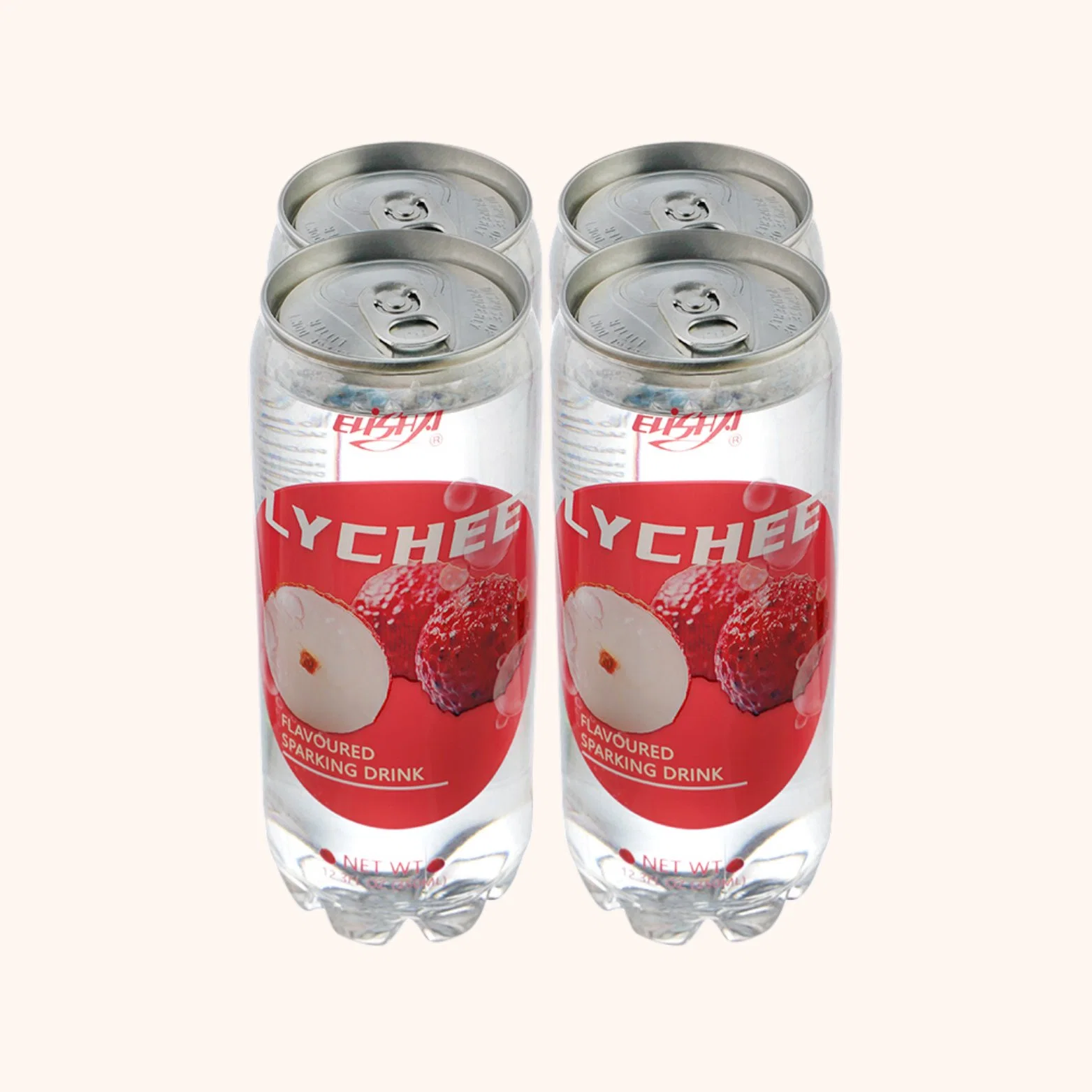 French Natural Sweet Private Label 350ml Lychee Flavor Sparkling Water