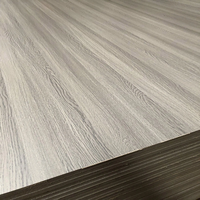 La madera de melamina de alta calidad de grano de madera contrachapada de hojas de laminado Panel de madera