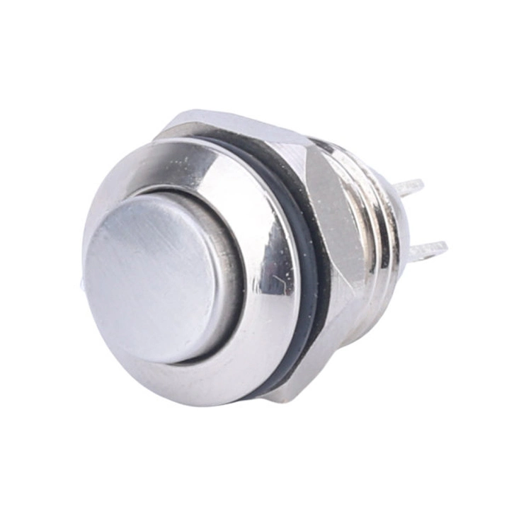 10mm Small Low Voltage Push Button Switch Momentary High Round Head 1no Mini Push Button Switch Waterproof