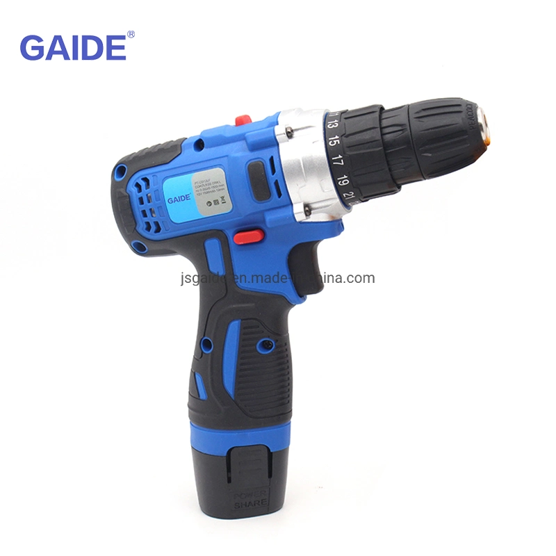 Drill Cordless 12V 2000mAh Two Batteries Toolbox Hand Drill