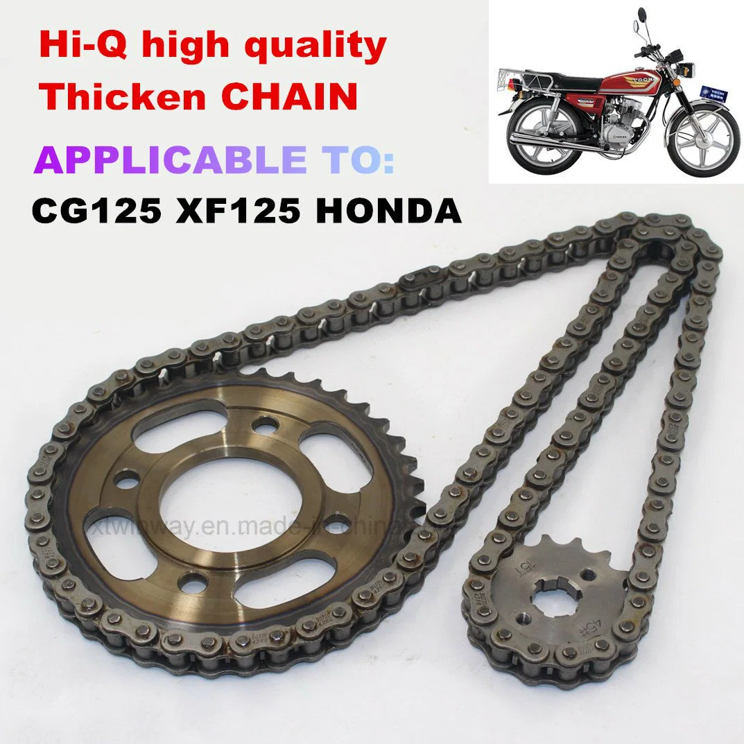 Cg125 428h Bush Chain Motorcycle Parts with Chain Wheels