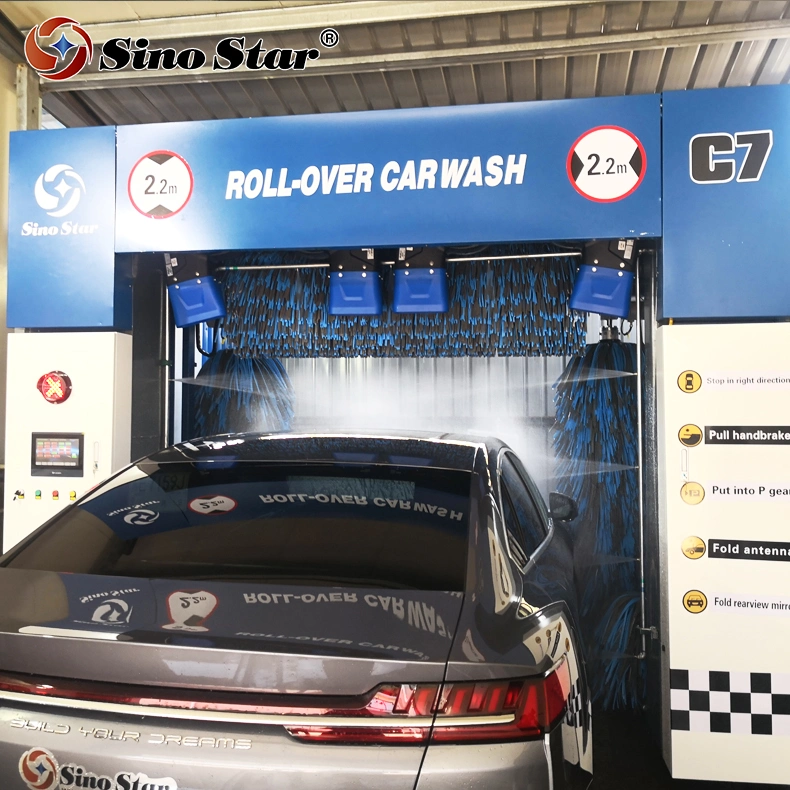 C7 High Pressure 5 Brush Rollover Car Washing Machine