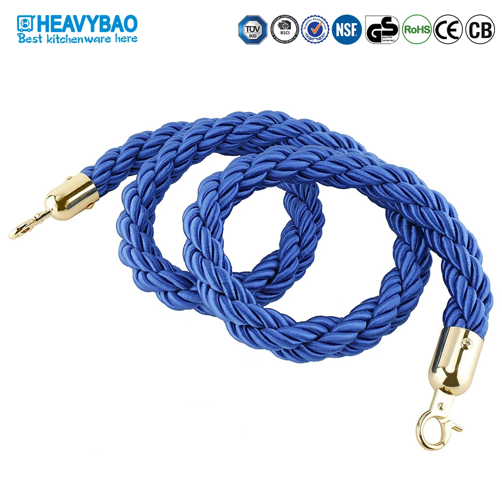 Heavybao Crowd Control Post Stanchion Twisted Hemp Rope