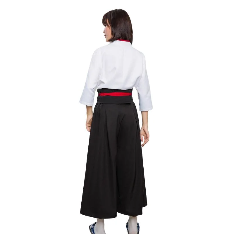 Best Quality Men's Women's Five-Point Sleeve Workwear Top Skirt Pants Suit Dining Kitchen Restaurant Waiter Uniform Chef Clothing