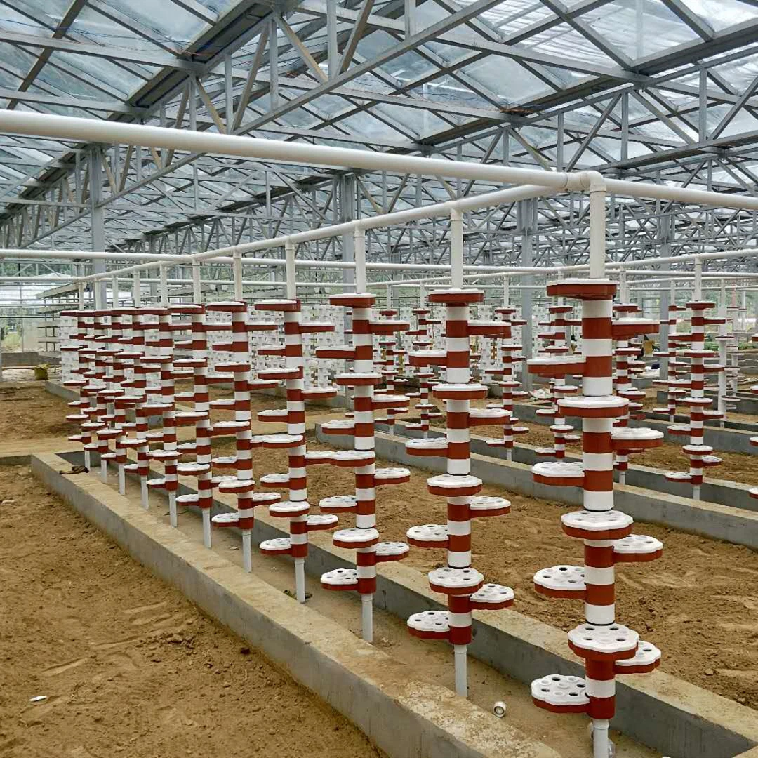 Colorful Pillar Hydroponics for Leafy Vegetables for Intelligent Greenhouses/Balcony Farming