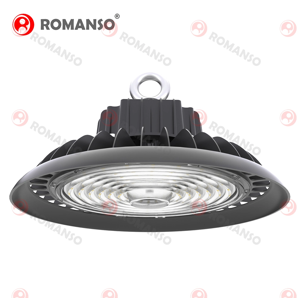 Factory Warehouse Lighting Fixture Industrial Commercial Lamp Workshop SMD 100W 150W 200W UFO LED High Bay Light