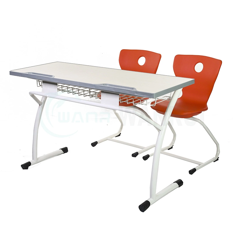 Original Factory International Public School Student Children Furniture University Desk Chair Set