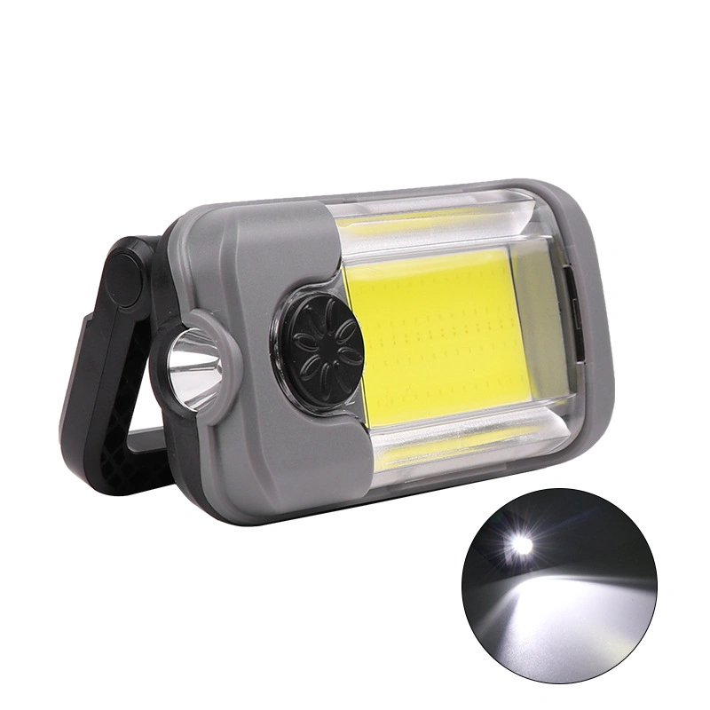 LED Rechargeable Magnetic Work Light 5W 300 Lumens Hanging Hook 3 Lighting Modes USB Rechargeable Portable Work Light