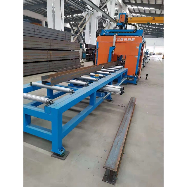 Flame Gas H Beam H-Beam Steel Profile CNC CNC Cutting آلة الروبوت لالبويضة