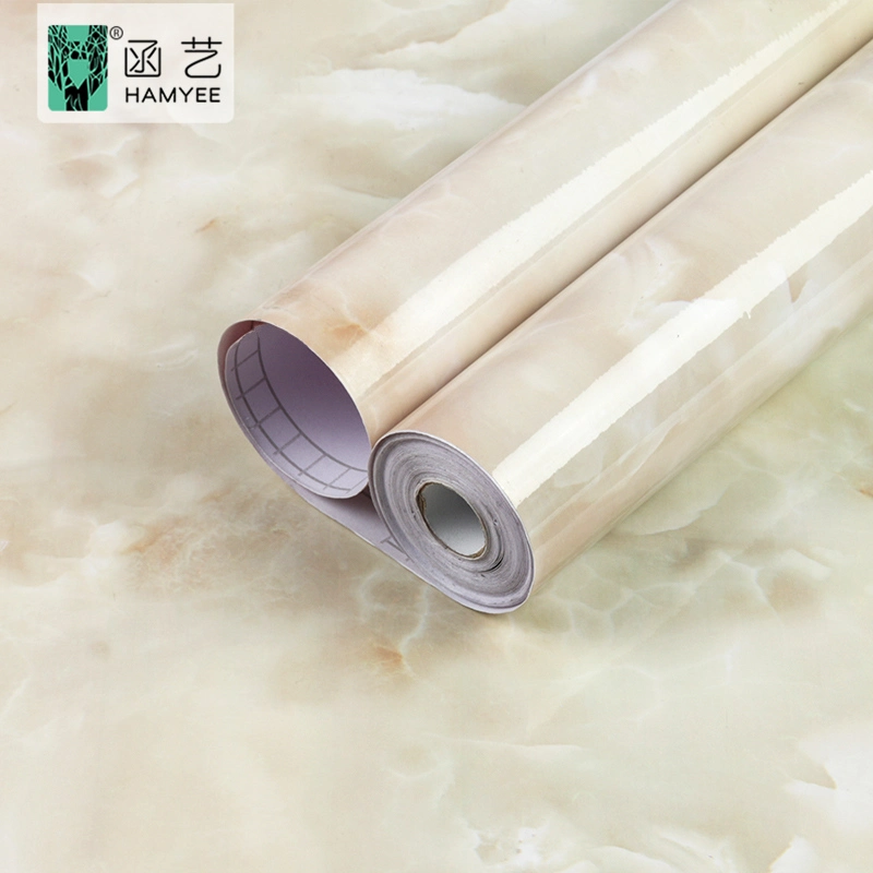 Waterproof Kitchen Cabinet Contact Paper 3D White Marble Self Adhesive Wallpapers Home Decoration