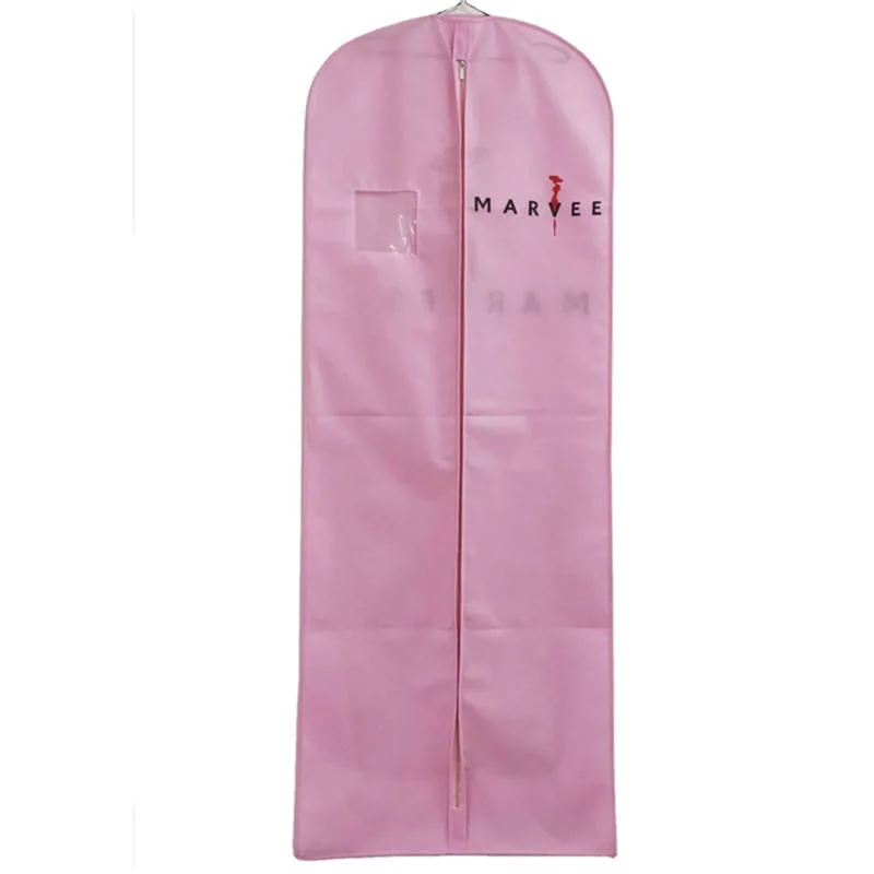 Personalized Suit Dust Foldable Long Wedding Dress or Covers Clothes Protector Garment Bag