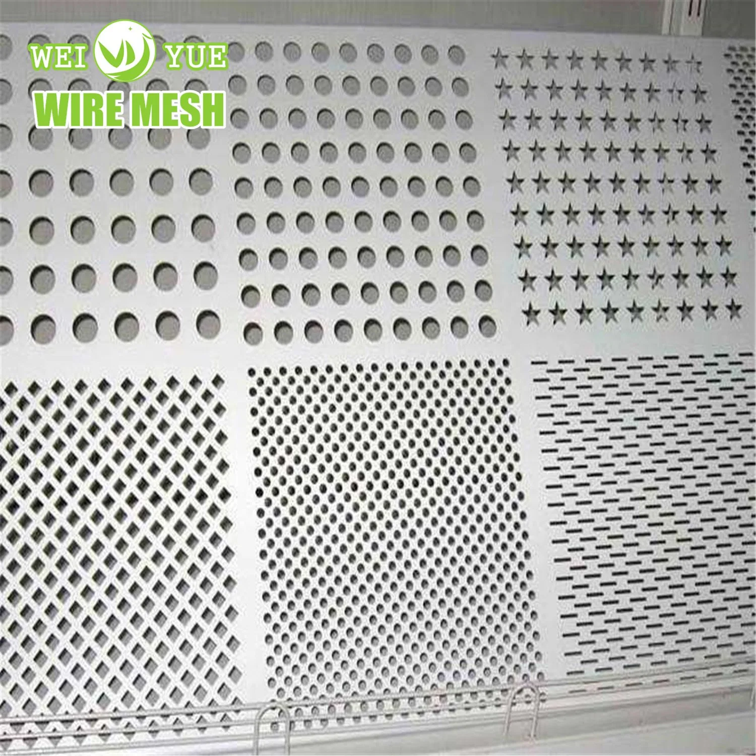 Round Hole Flatten Perforated Metal Protective Cover for Mechanical Equipment