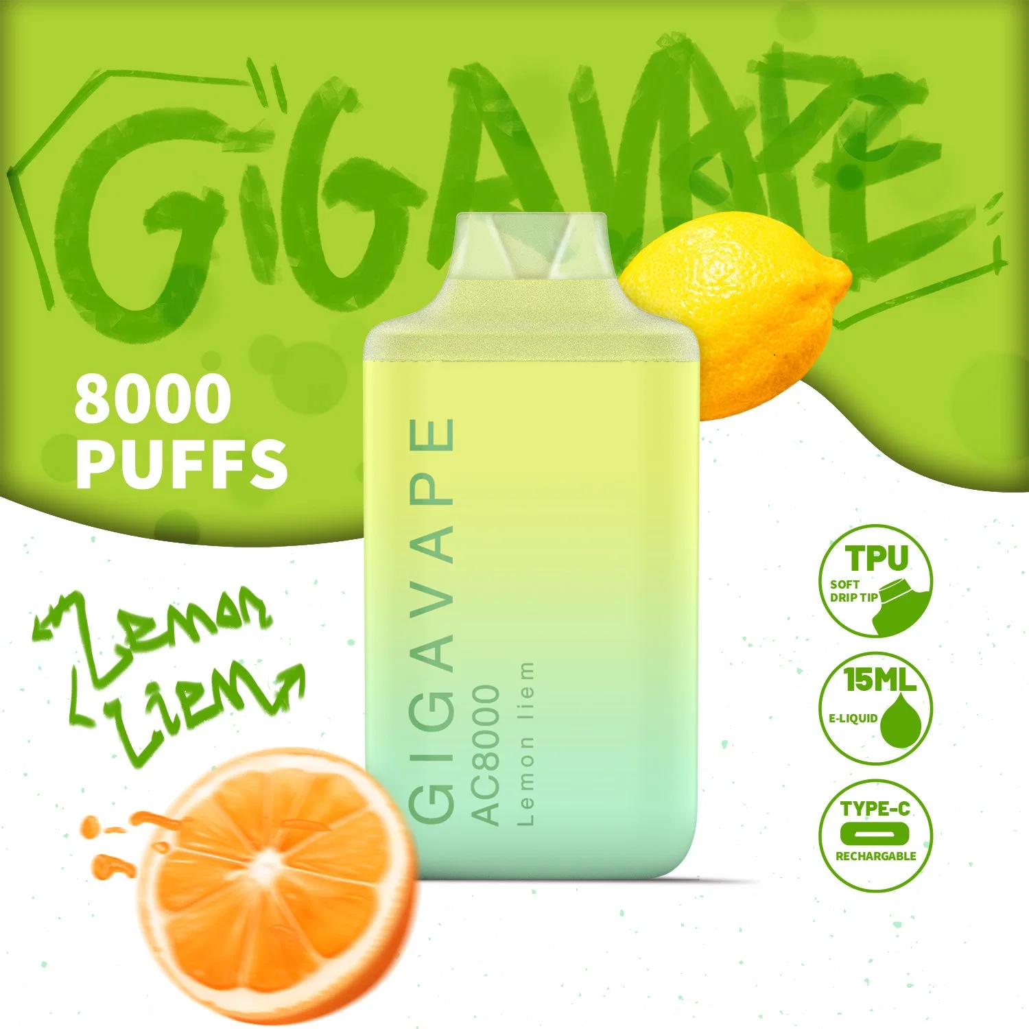 Vape 8000 Pugffs Vape في شينزين بالجملة