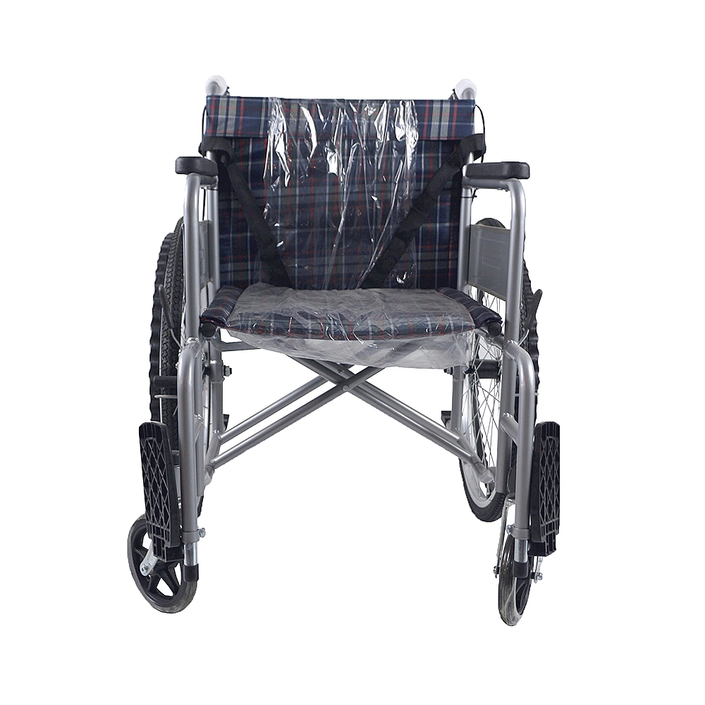 Economy Foldable Manual Wheelchair Original Factory Steel Wheel Chair with Competitive Price