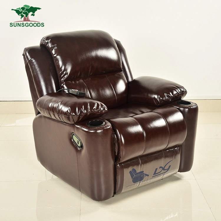 High quality/High cost performance  Wooden Frame Single Chair Couches Leisure Leather Sofa Living Room Furniture