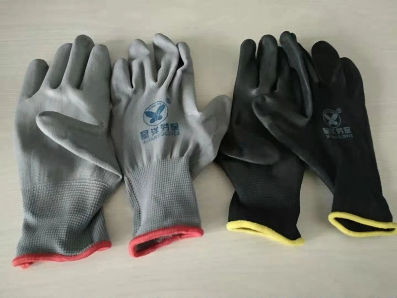 PU Coated Safety Garden General Work Labor Gloves PU Coated Gloves