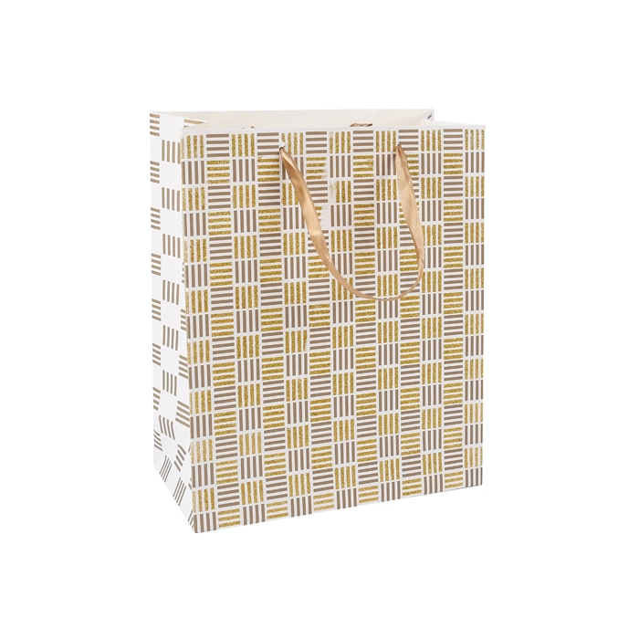 Glitter Hot Stamping Wholesales Cheap Logo Paper Bags