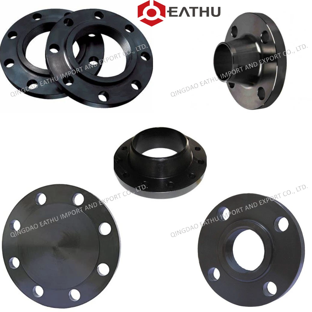 ANSI/DIN/En1092-1 Forged Carbon/Stainless Steel Class150/300 /600/900 Pn10/16 Welding Neck/Blind/Slip on/Lap Joint/Flat Plate/Socket RF/FF Flanges