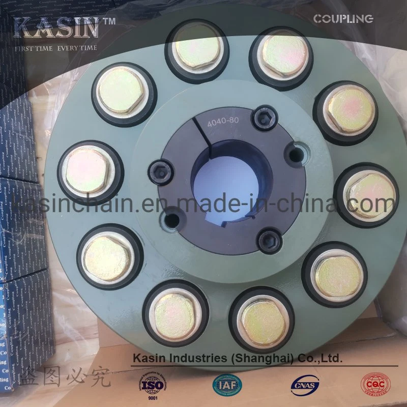 Piezas de la transmisión acoplamiento del eje Modelo FCL 4040-80 con casquillo cónico Para el suministro de equipos Industriales Precio Bueno por Kasin