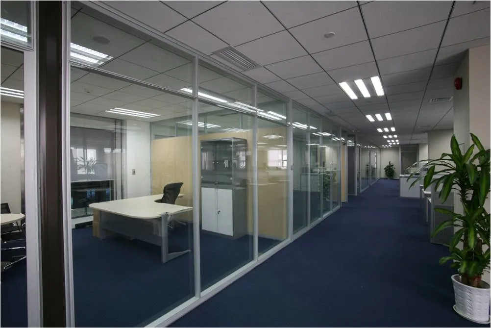 Moderne Raumteiler gebrauchte Büro Glas Wandwand (SZ-WS652)