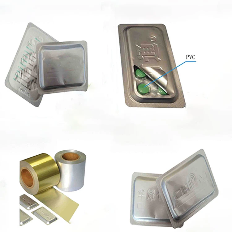 Tropical Blister Aluminum Medicine Foil for Pharma Packaging Heat Seal PVC Capsule Avoid Sunlight