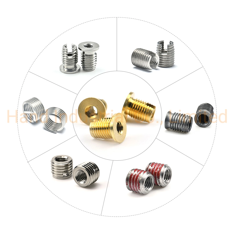 High Strength 18-8 Stainless Steel 304 M6 M8 Thread Production Four Key Locking Wire Thread Insert