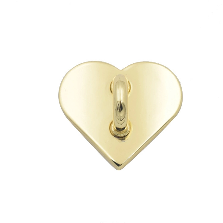 Fashion Alloy Metal Heart Shape Arch Bridges for Bag Luggage Hardware Accessories