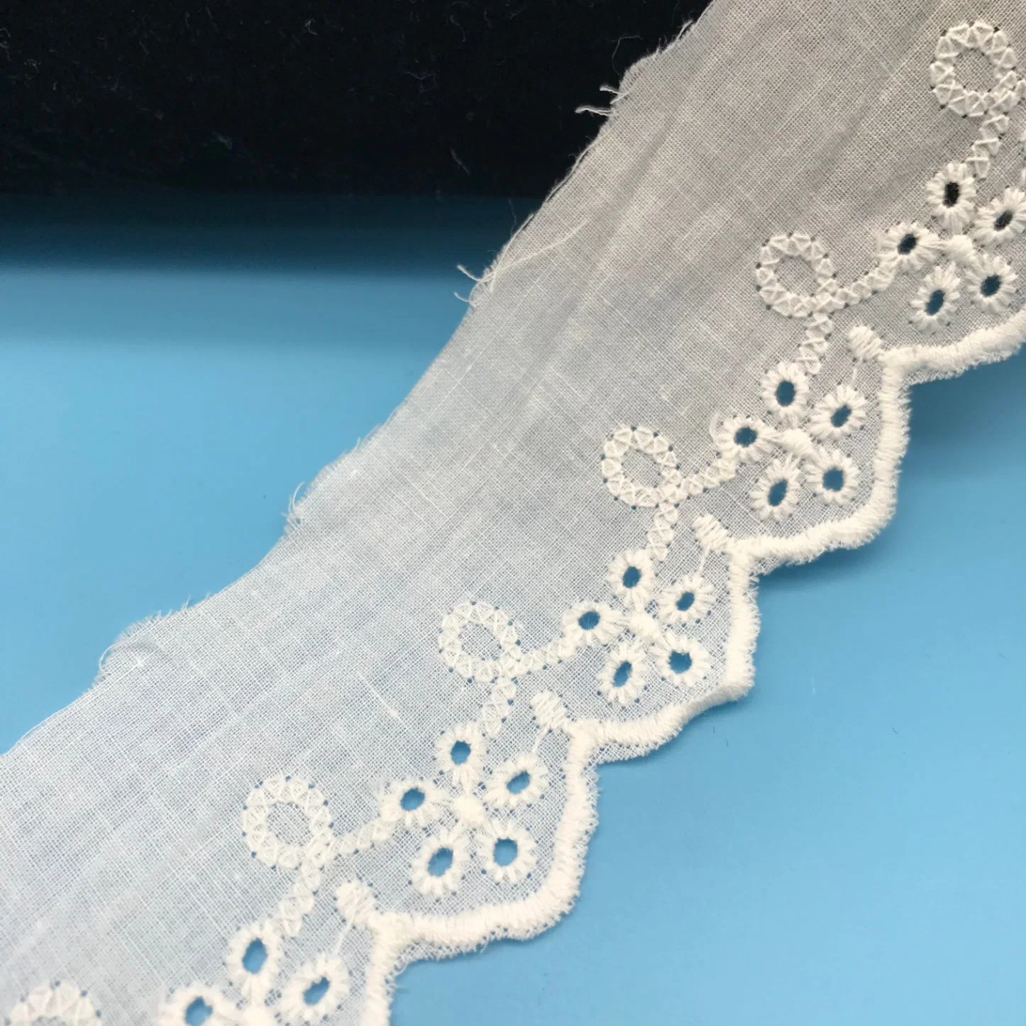 OEM Fashion Design Jacquard Wholesale/Supplier Handwork Beaded Fancy African Sequin Fabric Cotton Lace