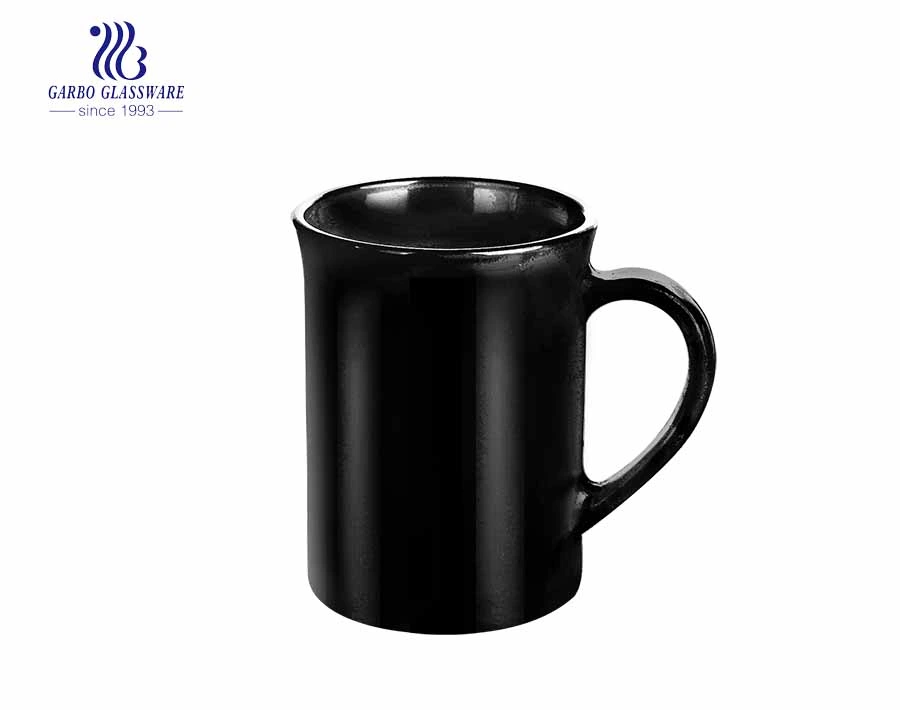 Verre opale noire Mug tasse à café de style simple Drinkware Hy09MK220