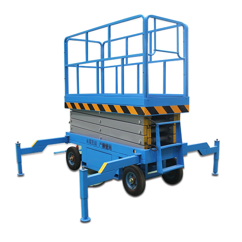 100kg 200kg, 300kg, 500kg Self Propelled Flexible Construction Small Scissor Lift Table Platform Hydraulic Scissor Lift with Very Econnomical Price