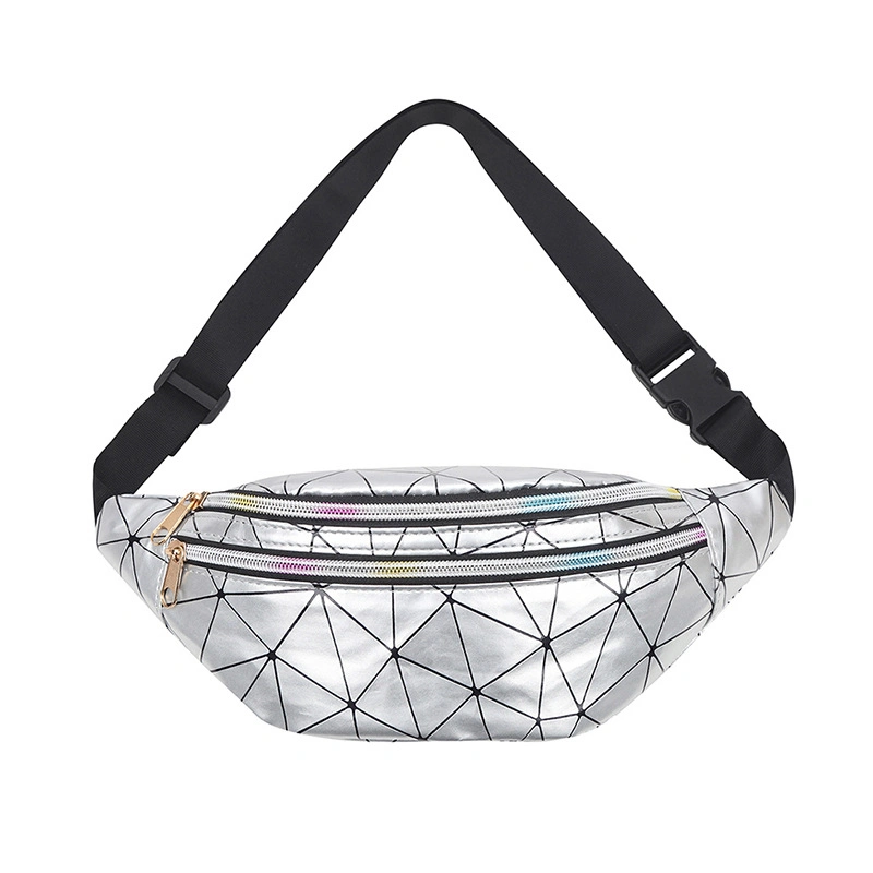 Les sacs Fanny brillante Taille holographique sacs sac banane Crossbody pour les femmes