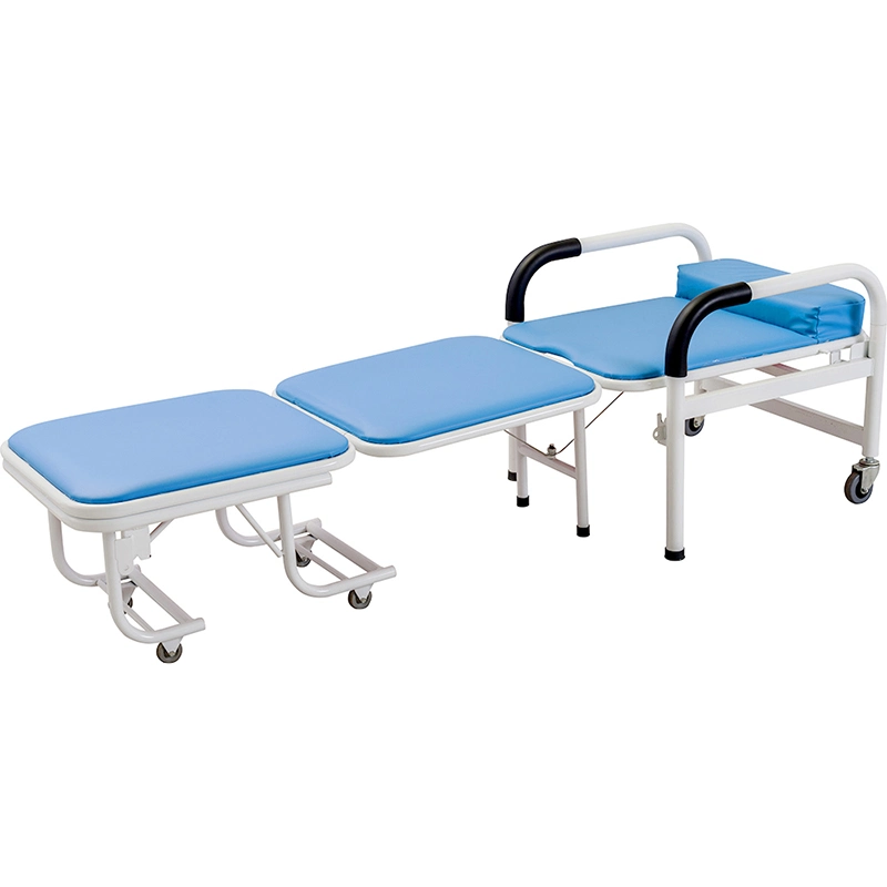 Ske001 Hospital Furniture Luxury Metal Folding Accompany Chair