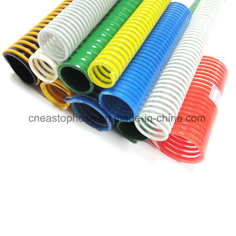 Flexible Helix Spiral Reinforced PVC Irrigation Suction Water Hose Pipe Supplier