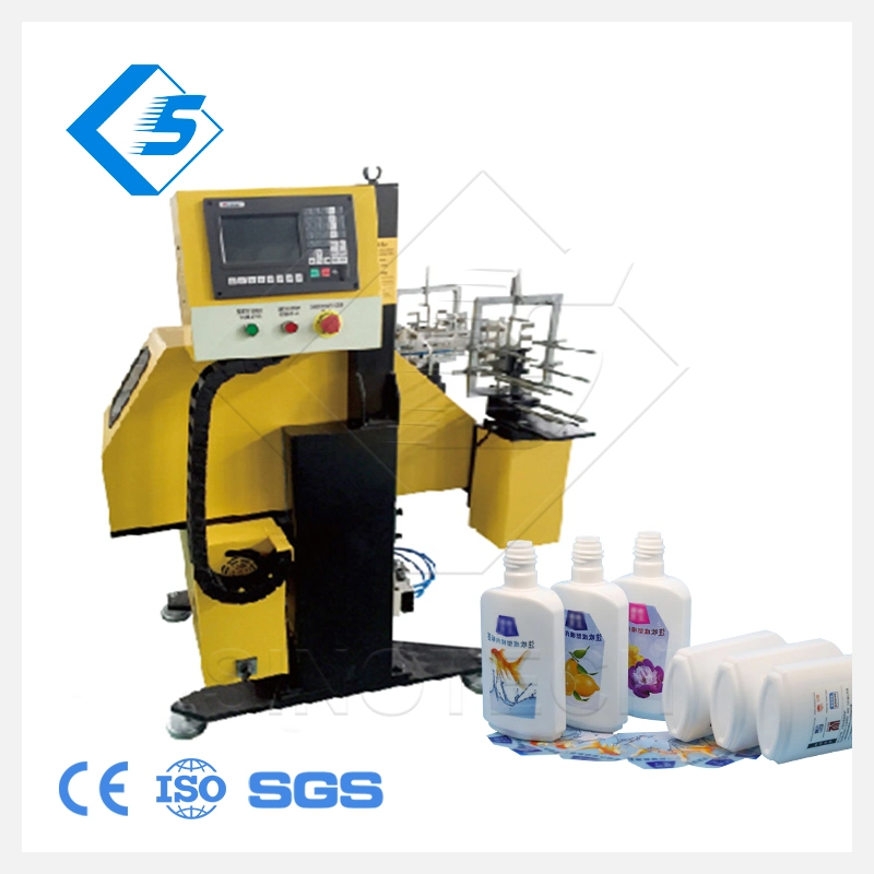 Automatic Self Adhesive Sticker Labeling and Taping Plastic Bucket Machine Price