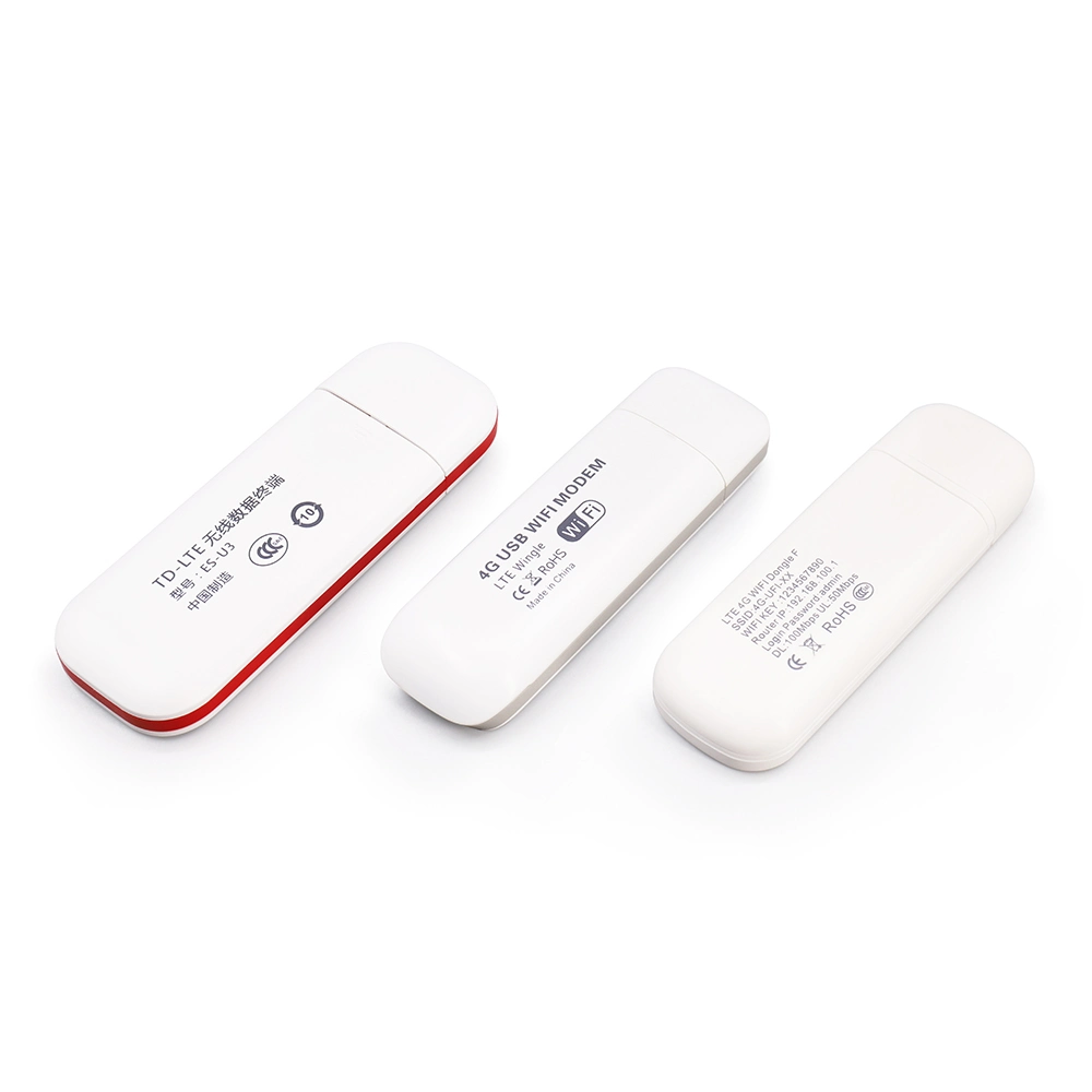 Customized Mini Portable USB Modem 3G 4G 150mpbs Wireless Mobile SIM WiFi Dongle Router