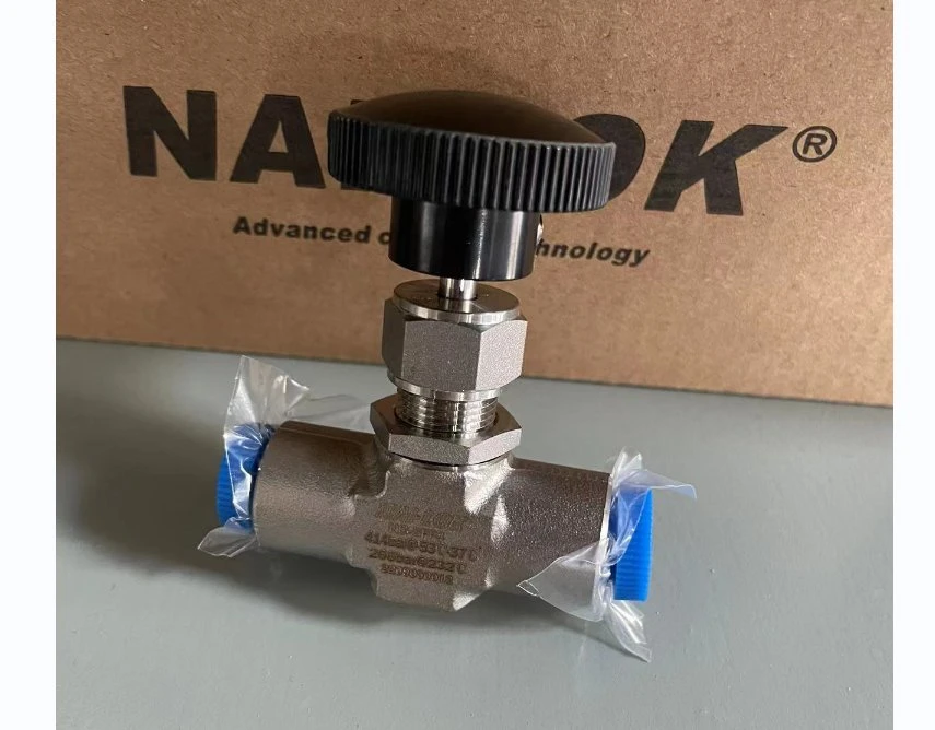 Nai Lok High Pressure PTFE Peek Stainless Steel 1/4 Od Needle Valves