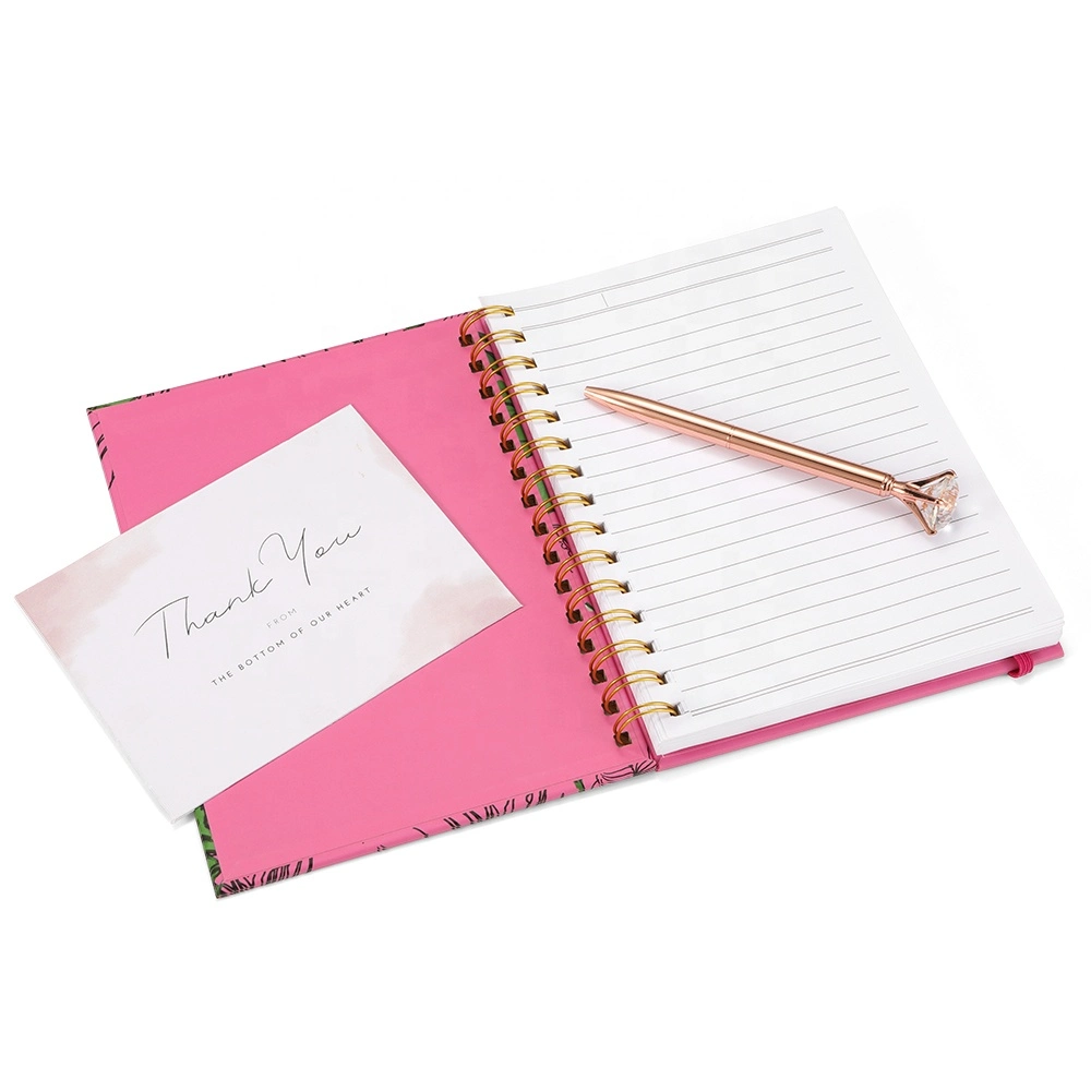 Wholesale/Supplier Custom Stationery Pocket Journal Notebook, Hardback Daily Journals for Women