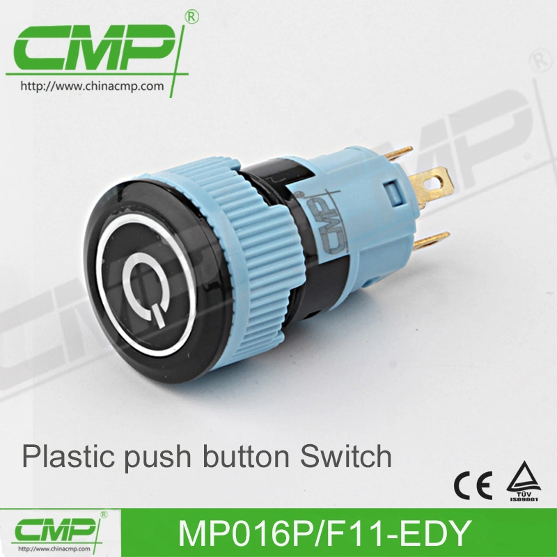 Plastic Push Button Switch with DOT Lamp