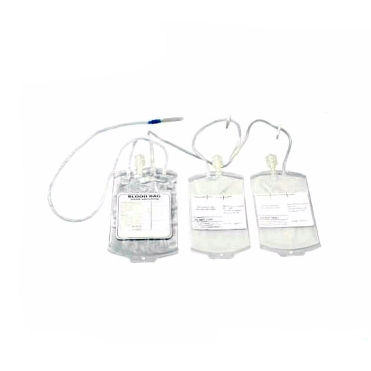 Single Plastic Blood Bag Medical Disposable Blood Bag