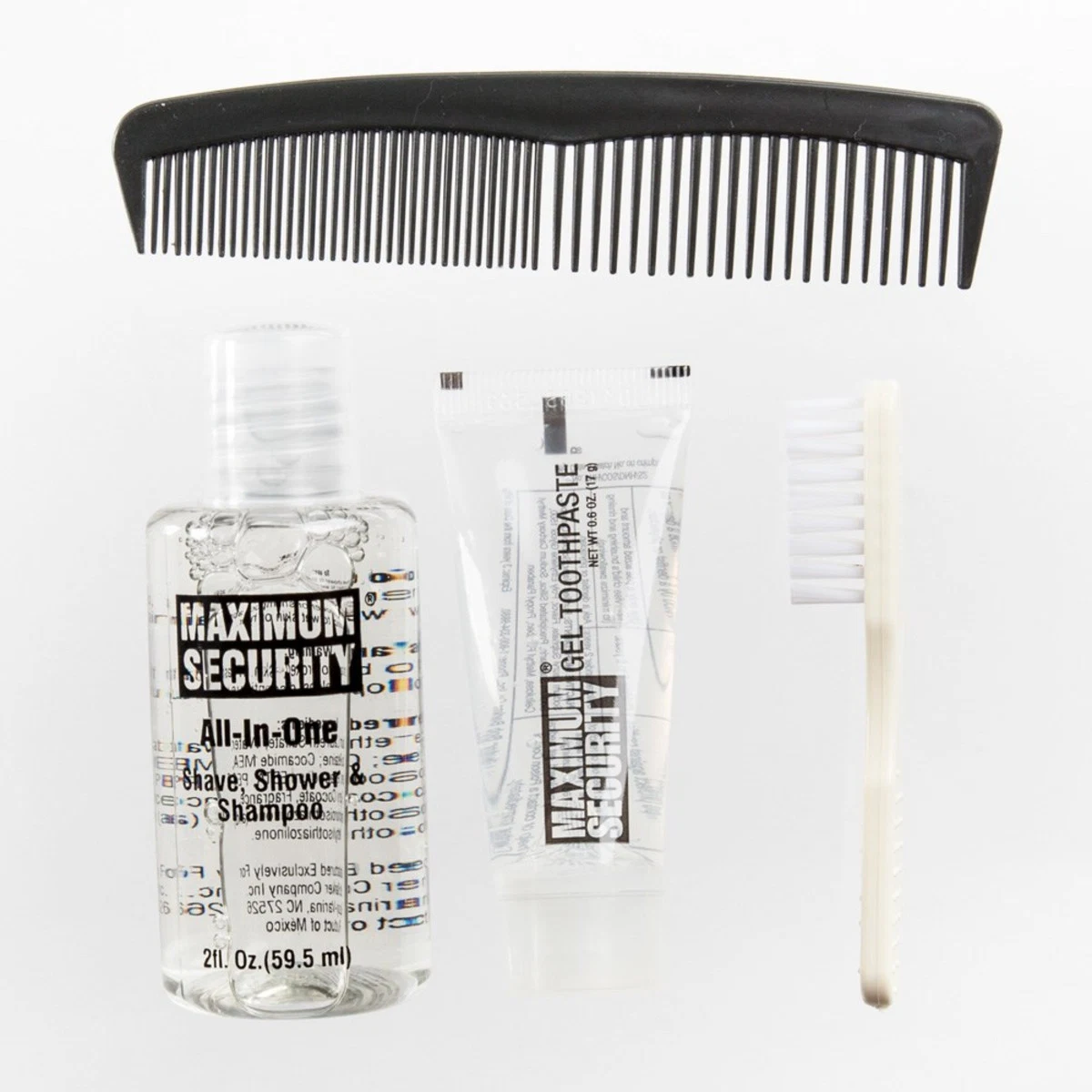 Kit de cuidados pessoais de Dentes 30 Tuft sabonete cor de marfim pente para cabelo Escova de estabelecimento