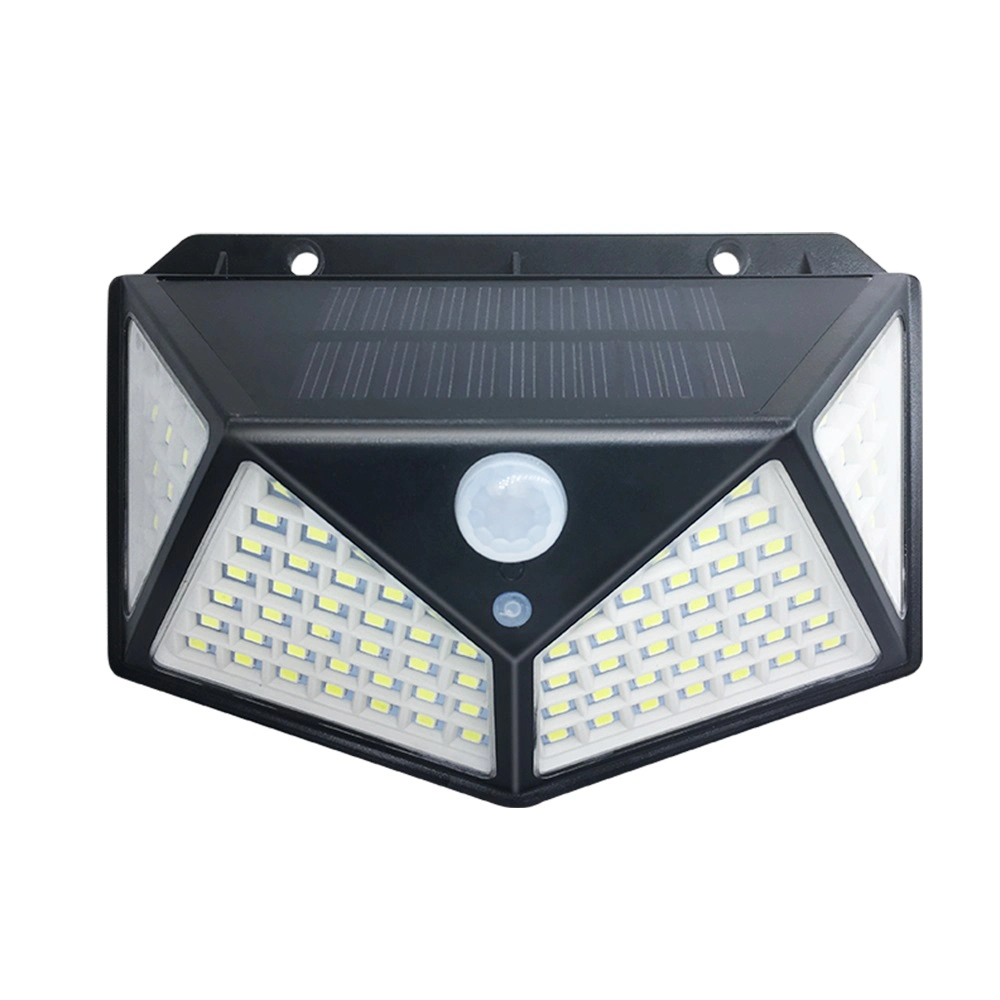 Clover 100 LED Outdoor Solar Street Lamp PIR Motion Sensor Wall Light Waterproof Solar Sunlight Solar Garden Light