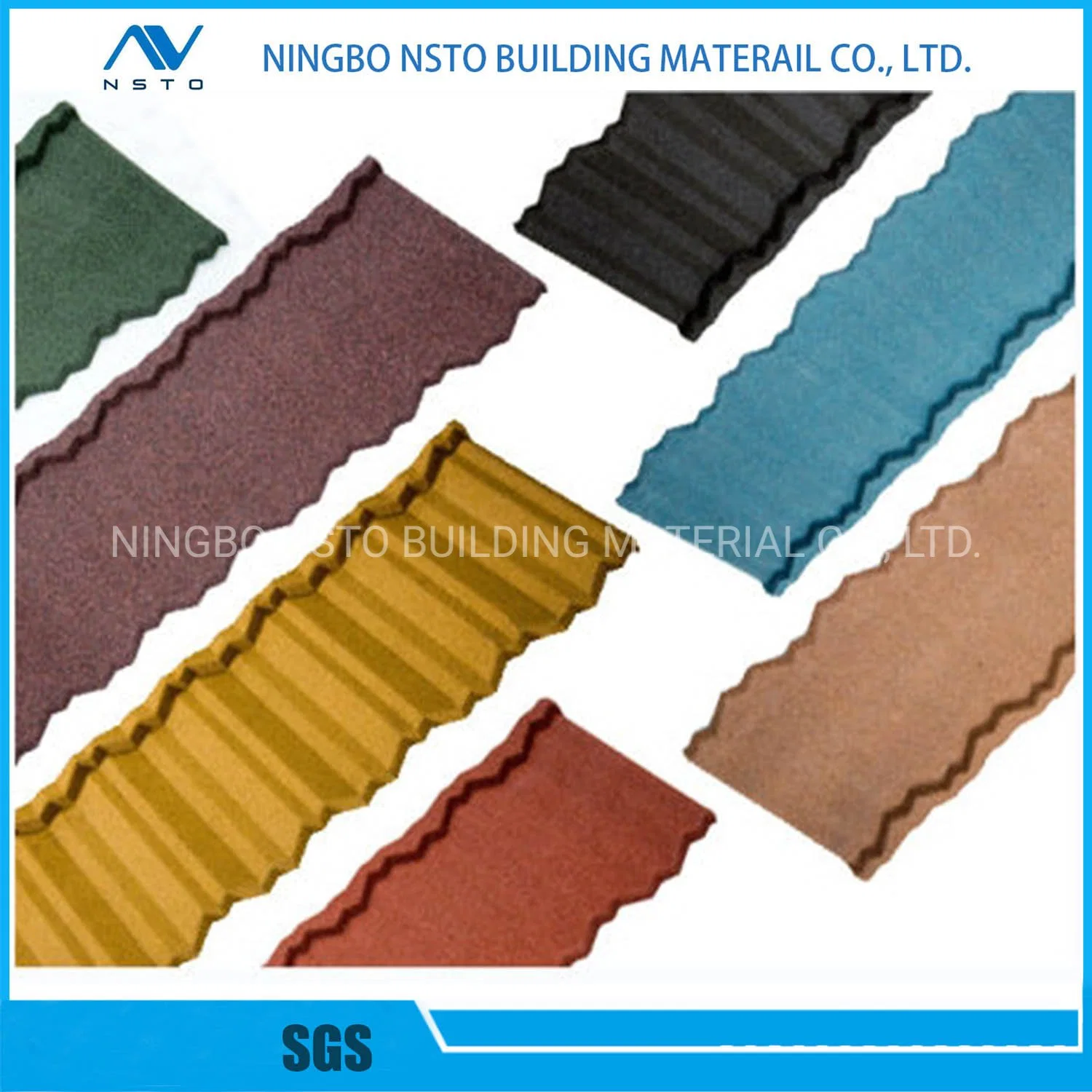 Roman Roofing Tile Stone Coated Aluminium Metal Roof Tile