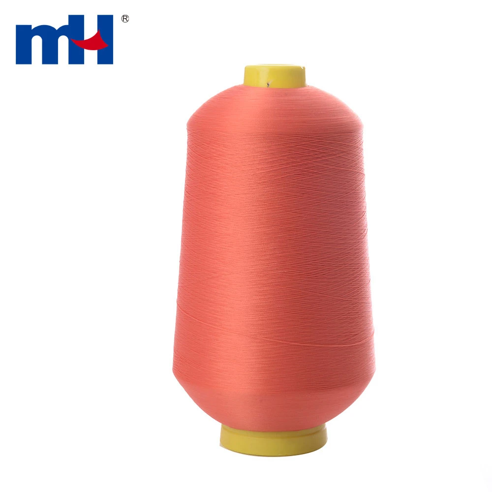 Dyed 100% Polyester Textured Yarn Textured Thread Underwear Overlocking Yarn 150d/1