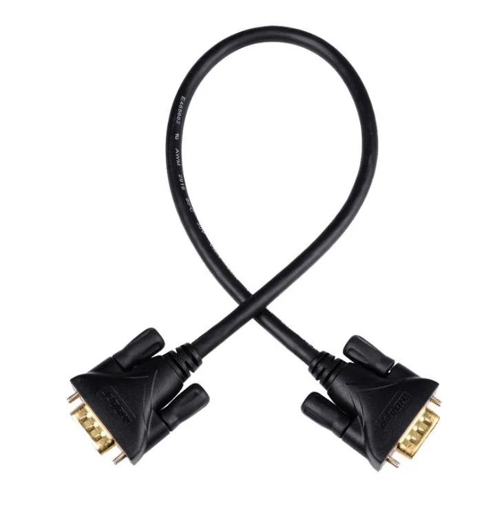 2m cable D-SUB largo, macho a macho chapado en oro VGA